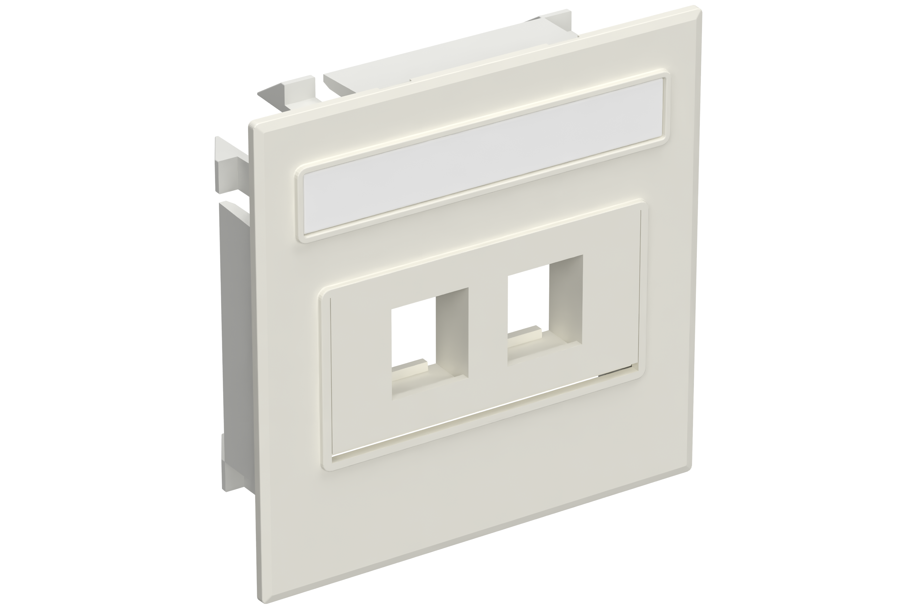 Data flat RJ45 Keystone white R9010 | Wibe group