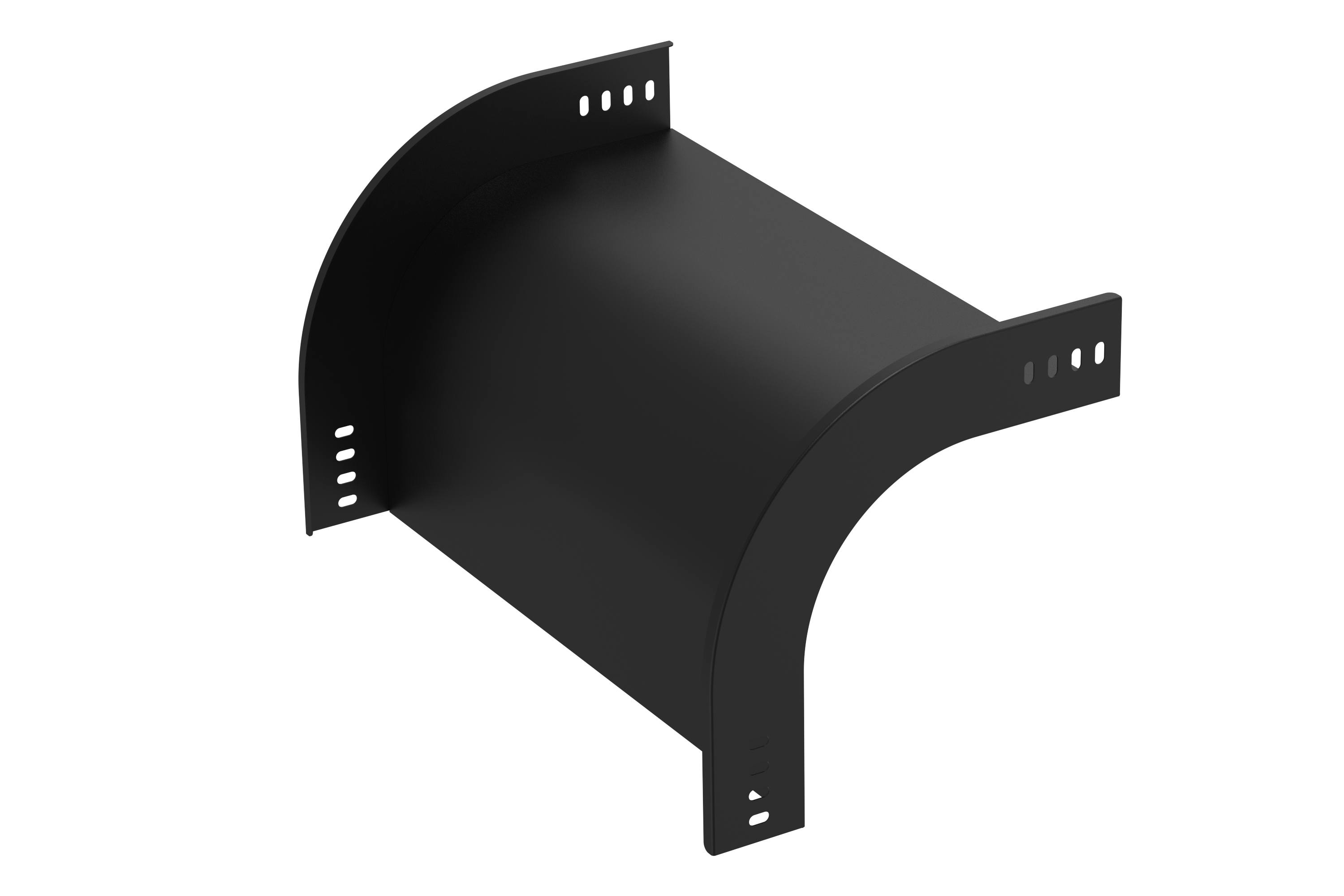 Fixed external riser 60x600 black | Wibe group