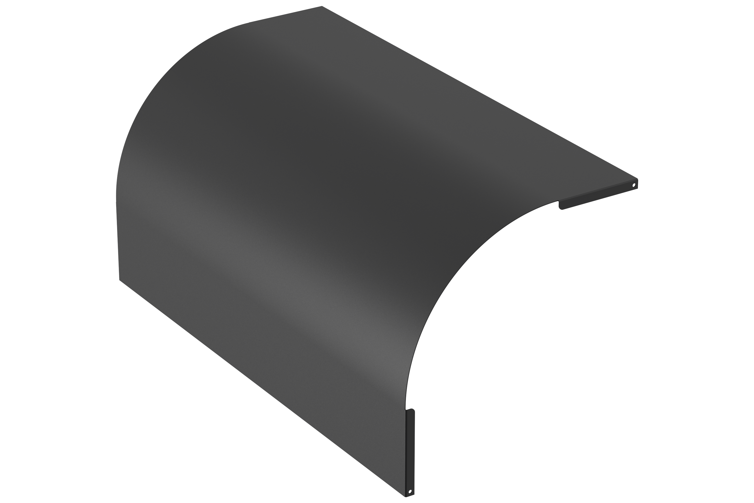 Frame Cover And Riser Fixed cover external riser 60x600 black | Wibe group