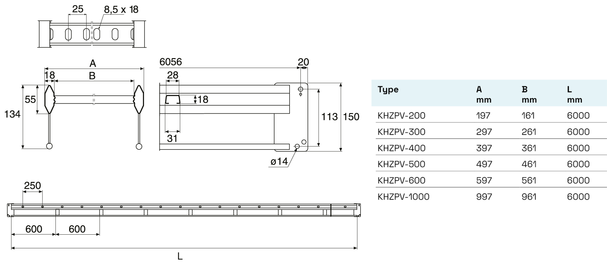 LB KHZPV-300 TV L=6M | Wibe group