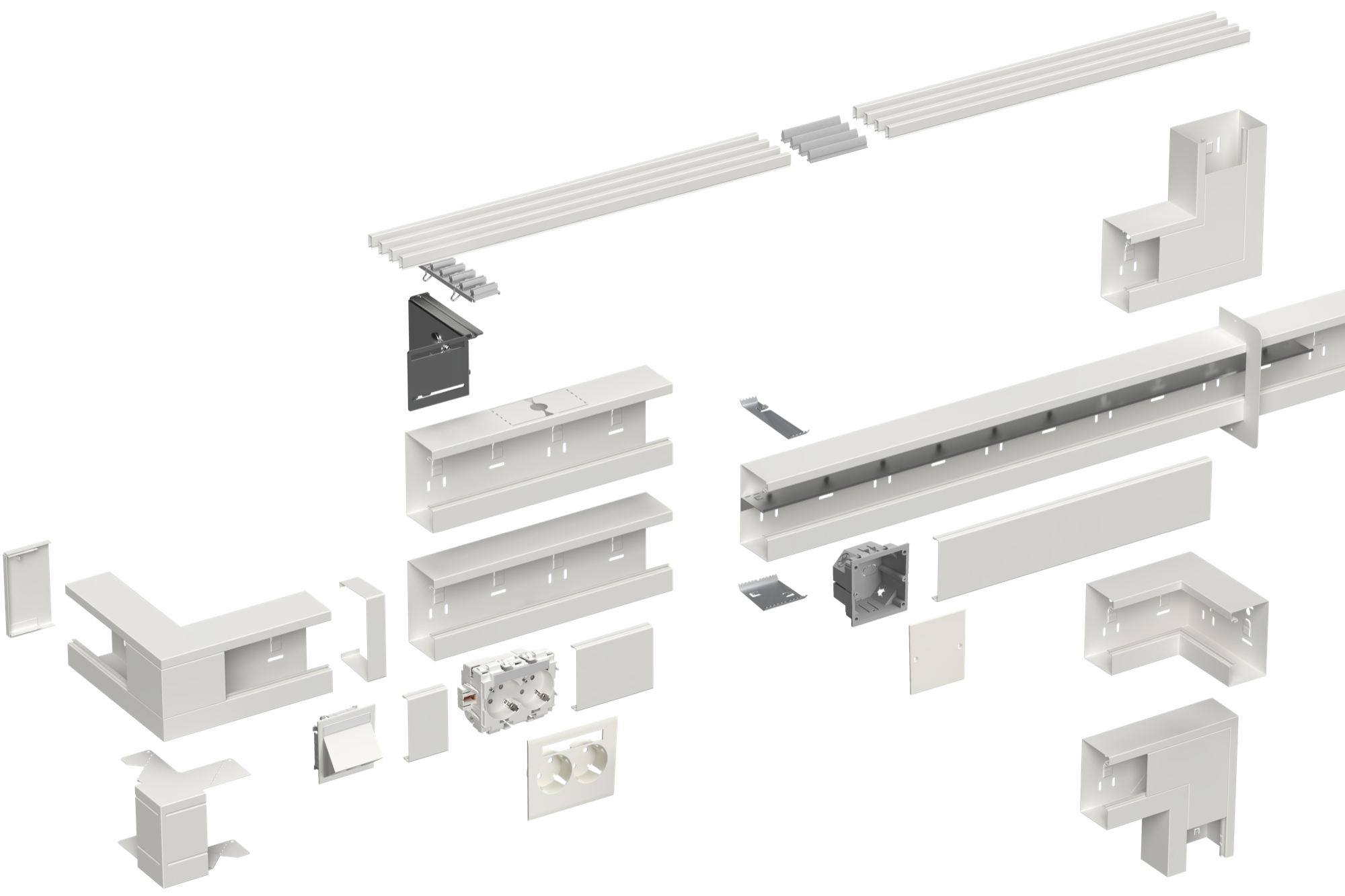 Stago WGX steel trunking system overview