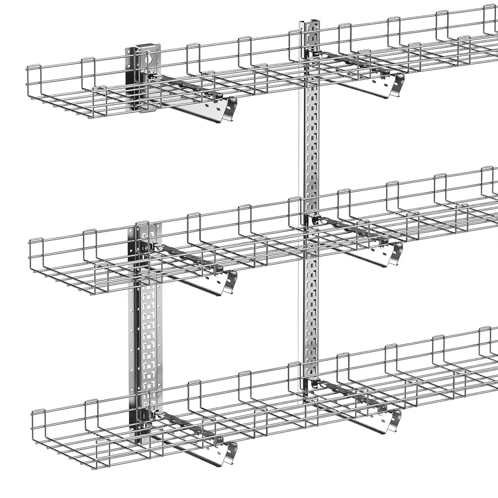 Performa mesh tray with CLX3 wall mounting