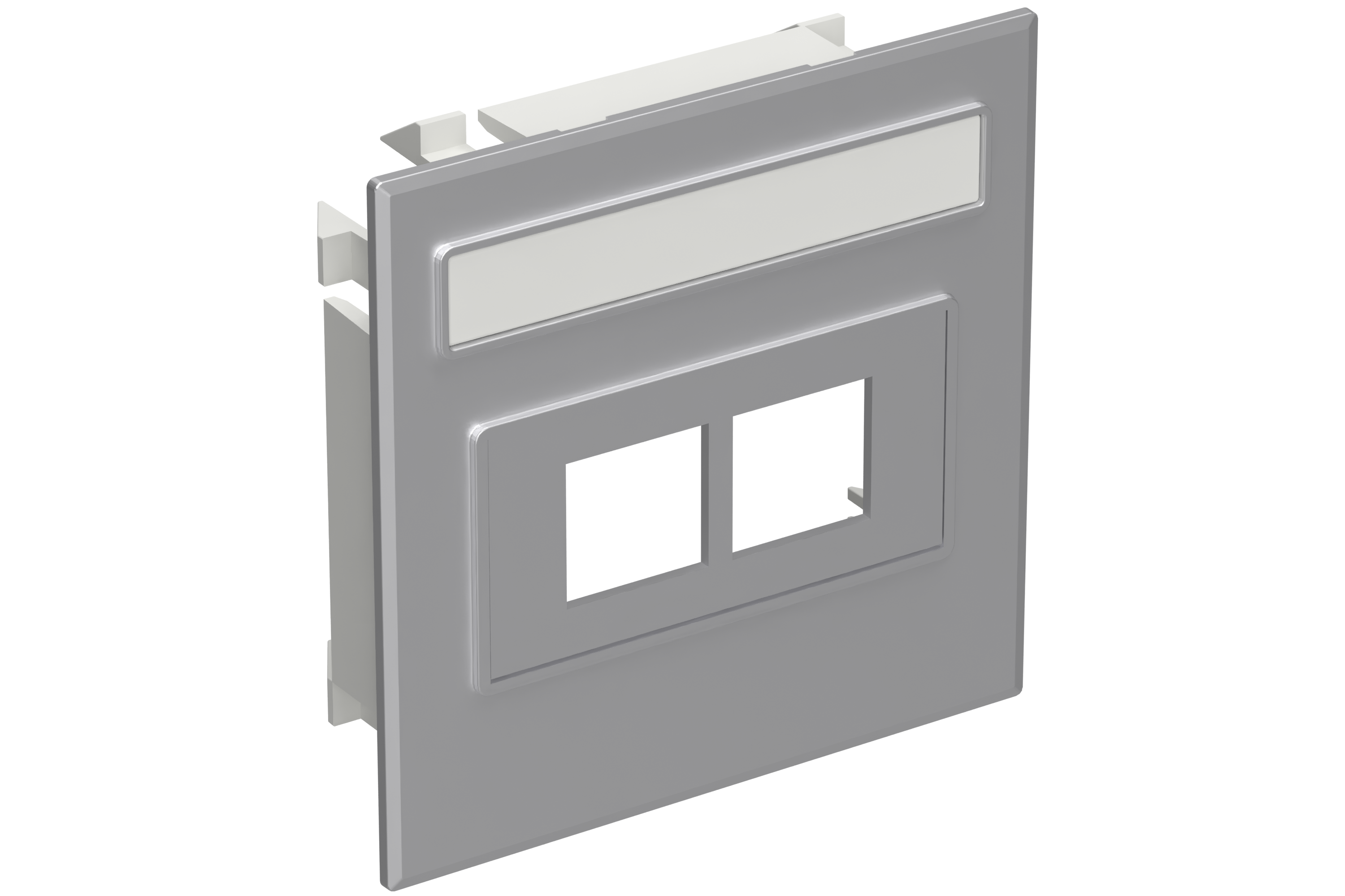 Lock rakt RJ45 Actassi silver | Wibe group