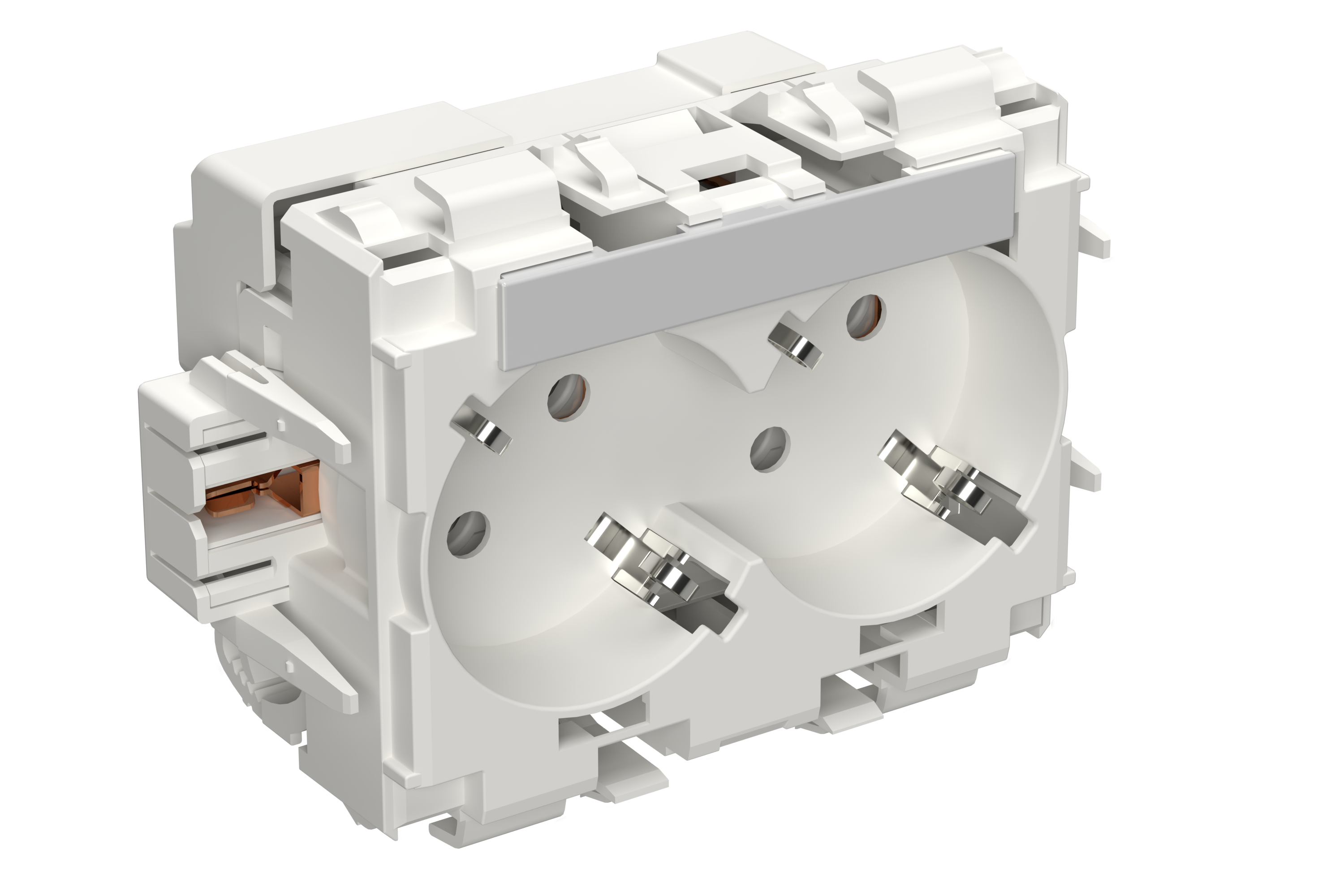 Socket outlet 2-way master QC w/o cover | Wibe group