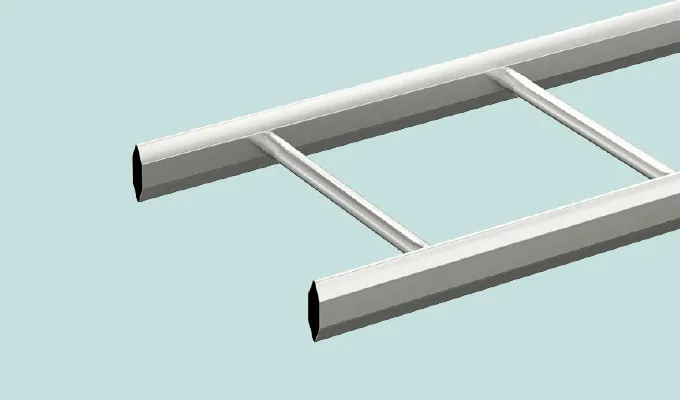 Wibe KHZ closed cable ladder in stainless steel