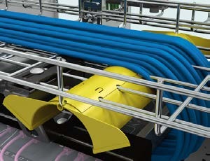 Integrated cable guidance