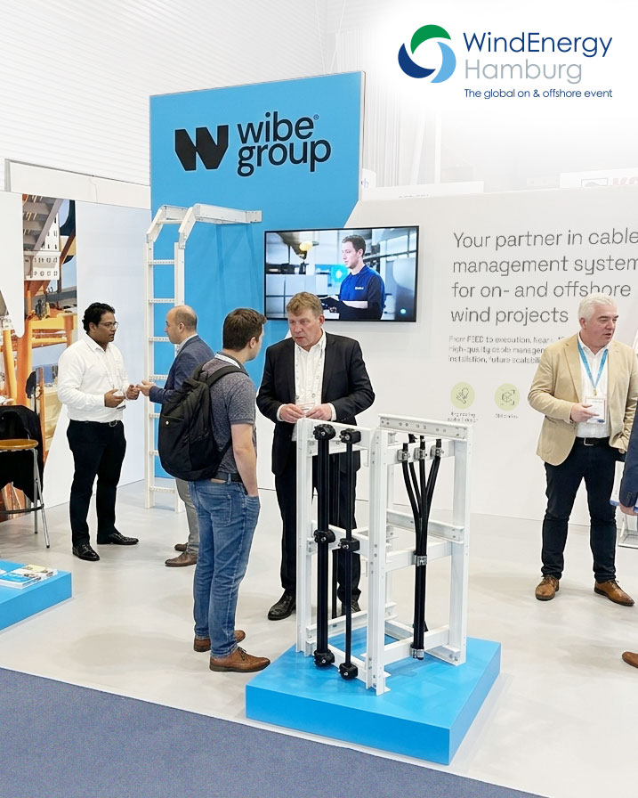 Wibe Group stand at WindEnergy Hamburg